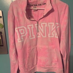 Victoria Secrets Pink Quarter Zip